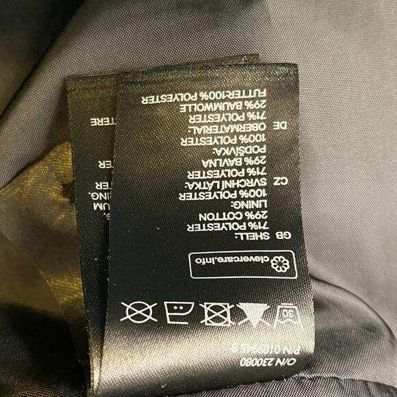 H&M Low Waist Elegant Mini Wrap Skirt Size 10 A-Line Thick Lined Warm - Picture 10 of 11